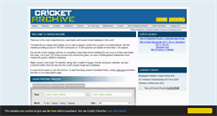 Desktop Screenshot of cbw.cricketarchive.com