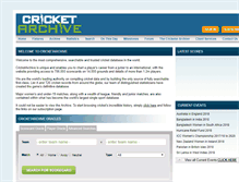Tablet Screenshot of cricketarchive.com